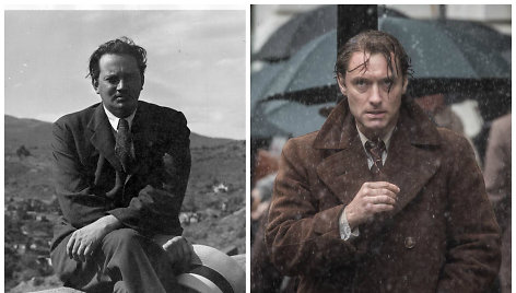 Thomas Wolfe'as ir jį filme „Genijus“ įkūnijęs Jude'as Law