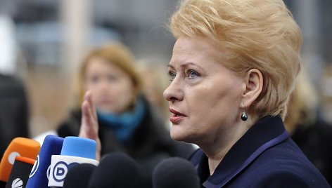 Dalia Grybauskaitė Briuselyje