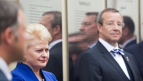 Dalia Grybauskaitė ir Toomas Hendrikas Ilvesas