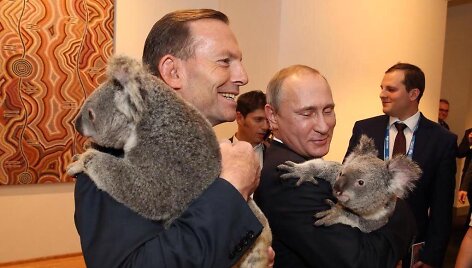 Vladimiras Putinas laiko koalą