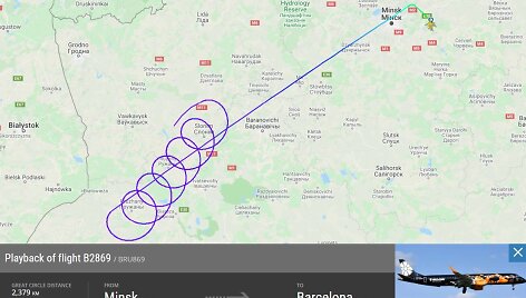 B2869 reisas i&scaron; Minsko į Baltarusiją.