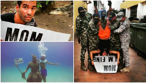 Johnatanas i&scaron; savo klajonių siunčia linkėjimų mamai