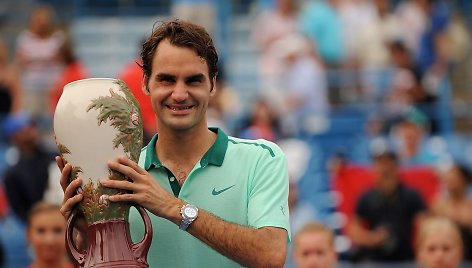 Rogeris Federeris šeštą kartą laimėjo turnyrą Sinsinatyje