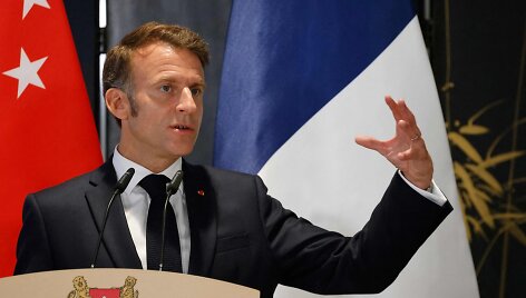 Emmanuelis Macronas / LUDOVIC MARIN / AFP