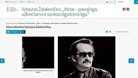 Vytautas Žalakevičius, virtuali paroda