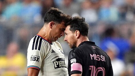 Quinnas Sullivanas ir Lionelis Messi