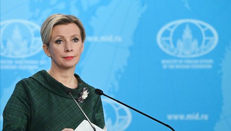 Rusijos užsienio reikalų ministerijos atstovė spaudai Marija Zacharova / IMAGO/Sergey Guneev / IMAGO/SNA