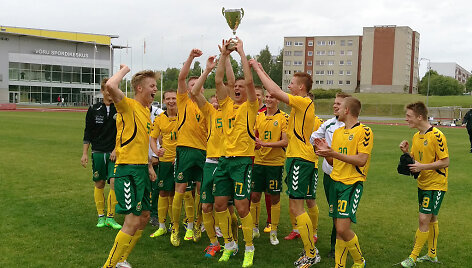 Lietuvos (U-19) futbolo rinktinė - Baltijos taurės laimėtoja