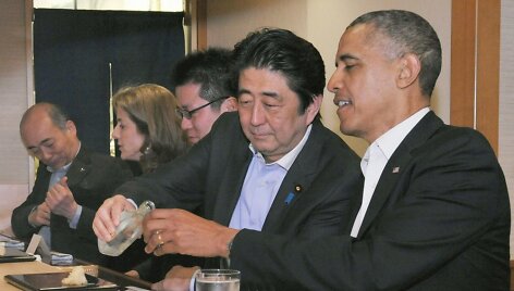Shinzo Abe ir Barackas Obama