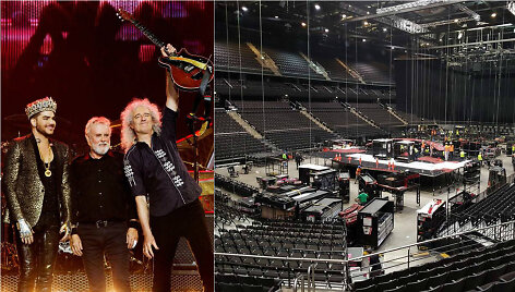 &bdquo;Žalgirio&ldquo; arena ruo&scaron;iama &bdquo;Queen&ldquo; koncertui