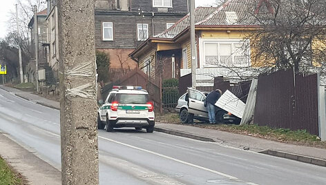 BMW avarija Kaune