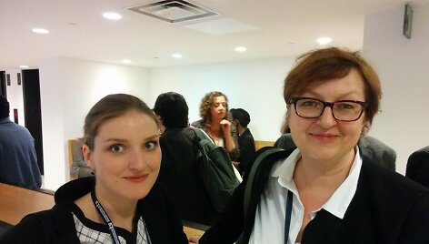 15min žurnalistė Liepa Želnienė su &bdquo;Meduza&ldquo; redaktore Galina Timčenko
