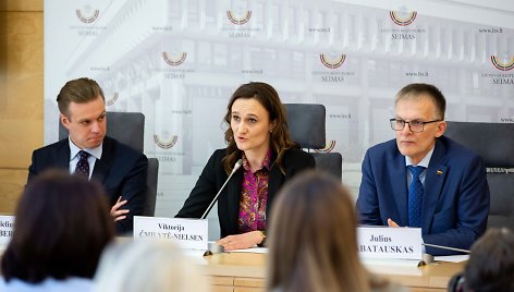 Gabrielius Landsbergis, Viktorija Čmilytė-Nielsen, Julius Sabatauskas