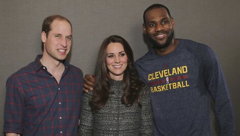 Princas Williamas, Kembridžo hercogienė Catherine ir LeBronas Jamesas