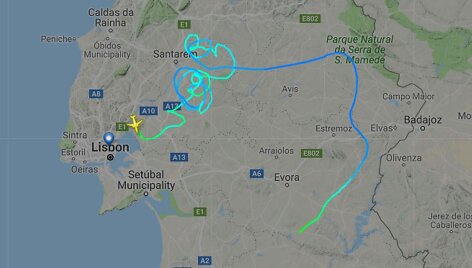 Portugalijoje po gąsdinančio skrydžio nusileido &bdquo;nekontroliuojamas lėktuvas&ldquo;