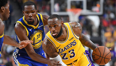 LeBronas Jamesas ir Kevinas Durantas