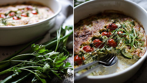 Frittata su daržovėmis