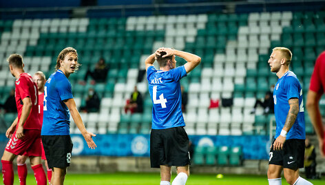 Lietuvos ir Estijos futbolo rinktinių mačas Taline baigėsi lietuvių pergale 3:1.