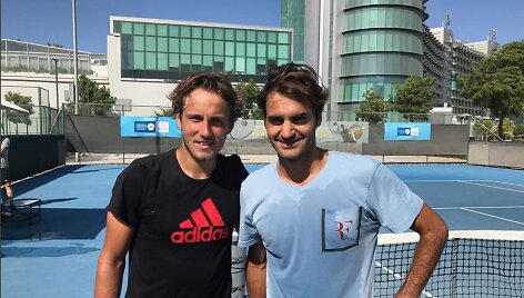 Lucas Pouille ir Rogeris Federeris