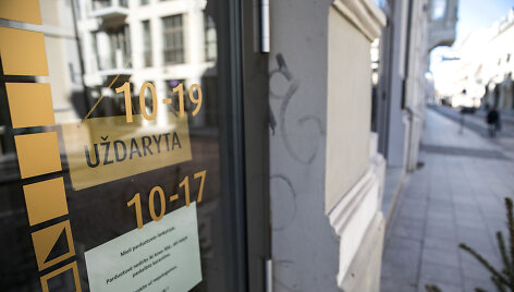 Laikinai sustojęs verslas Vilniuje