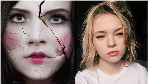 Taylor Hickson filmuodamasi siaubo filme „Ghostland“ susižalojo veidą