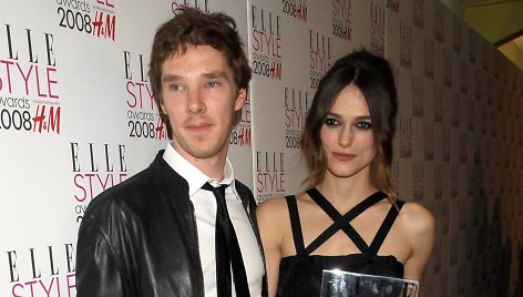 Benedictas Cumberbatchas ir Keira Knightley