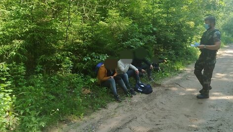 Sulaikyti migrantai
