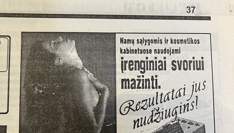 Reklama iš 1994 m. Lietuvos laikraščių