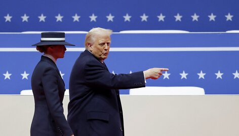 Donaldas Trumpas ir Melania Trump