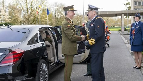 Kariuomenės nuotr. Lietuvos ir Belgijos kariuomenių vadai