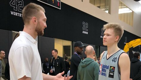 Domantas Sabonis ir Martynas Arlauskas