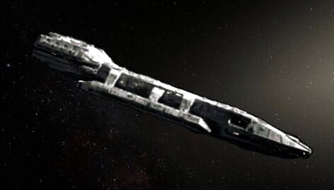Asteroidas Oumuamua &ndash; nežemi&scaron;kas kosminis laivas?