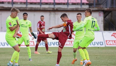 Telšių „Džiugo“ futbolininkas Lukas Ankudinovas