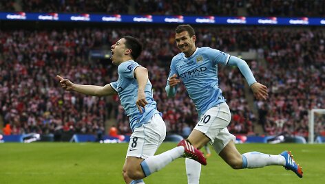 Samiras Nasri ir Edinas Dzeko