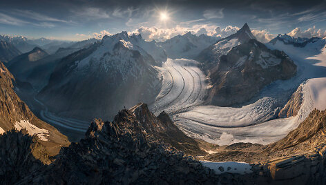 &bdquo;Kalnų svajoklis&ldquo; &ndash; Max Rive nuotrauka, daryta &Scaron;veicarijoje