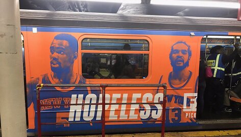 Reklama Niujorko metro
