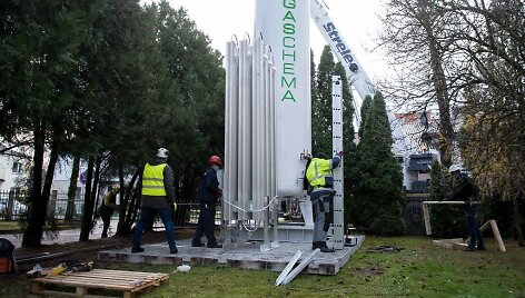 Respublikinės Panevėžio ligoninės Infekcinių ligų klinikos teritorijoje atsirado naujas, &scaron;iuolaikinis statinys &ndash; deguonies talpa