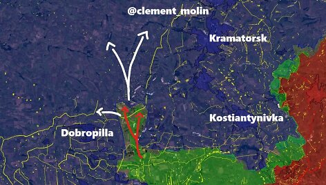 Rusijos kariuomenės prasiveržimas pro Ukrainos kapitalinę gynybos liniją