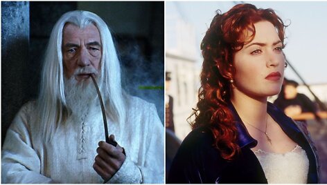 Kadrai i&scaron; filmų &bdquo;Žiedų valdovas&ldquo; ir &bdquo;Titanikas&ldquo; / fotokoliažas