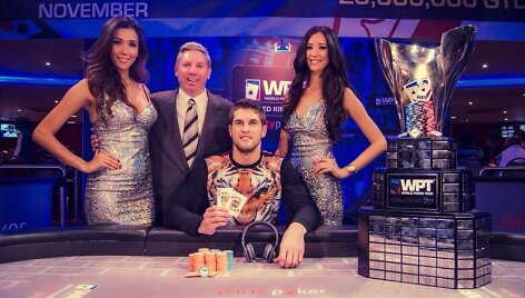 WPT čempionas Matas Cimbolas / pokernews.com nuotr.