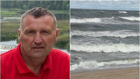 Klaipėdietis Gintaras Dvarvytis nedvejodamas &scaron;oko į jūrą gelbėti skęstančios moters. Vėliau mokykla, kurioje pedagoge dirba i&scaron;gelbėta vasarotoja, atsiuntė jam padėką.