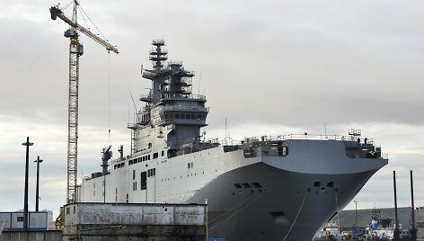 &bdquo;Mistral&ldquo; tipo laivas &bdquo;Vladivostok&ldquo; Prancūzijoje