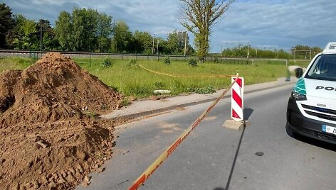 Kauno Chemijos gatvėje aptikus sprogmenų, įvesti eismo ribojimai
