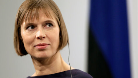 Estijos prezidentė Kersti Kaljulaid