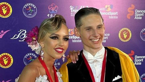 Pranas Mitkus ir Justė Jančiūnaitė – pasaulio jaunimo čempionai
