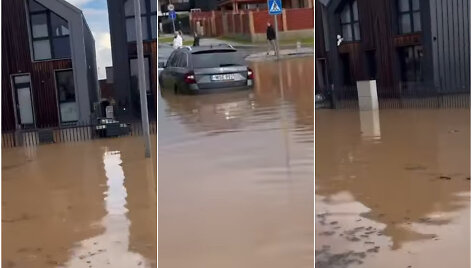 Apsemta Kalnėnų gyvenvietėje Vilniuje