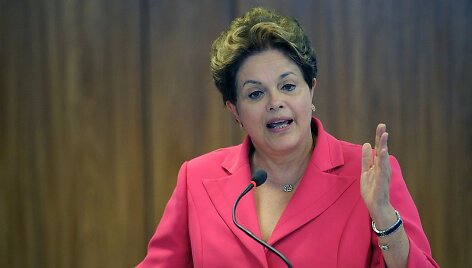 3 vieta &ndash; Brazilijos prezidentė Dilma Rousseff