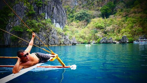 Filipinai, El Nido. Kapitonas ilsisi