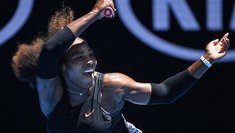 Serena Williams &bdquo;Australian Open&ldquo; ketvirtfinalyje sutriu&scaron;kino Johanną Kontą