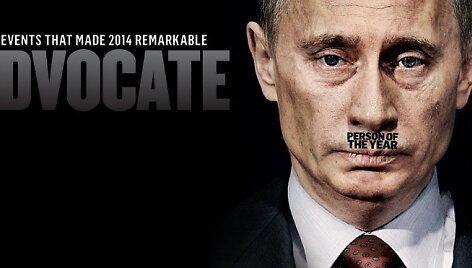 Vladimiras Putinas ant &bdquo;The Advocate&ldquo; vir&scaron;elio